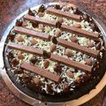 El cooksnap de Carina P cuando hizo Brownie relleno con nueces y almendras para el cumple de Ro.
