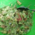 El cooksnap de Diana Reyes cuando hizo Guacamole.