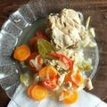 El cooksnap de laura cortés cuando hizo Pollo al escabeche.
