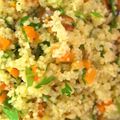 Cooksnap de Raquel quando cozinhou Cuscuz com Camarão, Delícias do Mar e Vegetais.