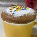 El cooksnap de Nicole Moller / @chefnicolemoller cuando hizo Brownie al microondas.