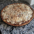 El cooksnap de Majo Medina cuando hizo Tarta de manzana con crumble.