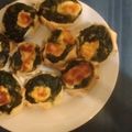 El cooksnap de Griselda cuando hizo Canastitas de espinaca, salsa blanca y queso .