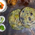 Sushmita Chakraborty's cooksnap of when they made স্প্রিং অনিয়ন স্টাফিং লাচ্ছা পরোটা (Spring onion stuffing laccha paratha recipe in Bengali).