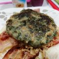 El cooksnap de Teresa cuando hizo Cómo hacer hamburguesas caseras de espinacas.