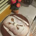 صورة من زوجي سر سعادتي 😍ام عمر، شاركها بعد تجربة وصفة كيكة بالسميد بدون بيض🍰🍰