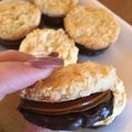 El cooksnap de Florencia Vico Arce cuando hizo Alfajores cocolate.