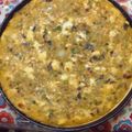 El cooksnap de Alejandra Aloisio cuando hizo Tarta de Puerro y Cebolla .