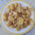 El cooksnap de Isabel cuando hizo Ñoquis de Pollo al curry picante.