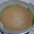 Cooksnap dari Menuk Minarni untuk resep Ogura Pandan Cake (resep simple tanpa timbangan)