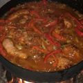 El cooksnap de Eduardo Argenta cuando hizo Chorizos a la pomarola en disco de arado.