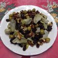 El cooksnap de Mari Carmen cuando hizo Alcachofas con frutos secos y aceitunas.