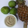 Cooksnap Nana Isya semasa beliau membuat Epal Dan Mempelam Muda Cicah Serbuk Colek Belacan.
