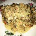 El cooksnap de Silvia Salas cuando hizo Chuletas de cerdo con champiñones.