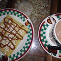 El cooksnap de Maria cuando hizo Waffle.