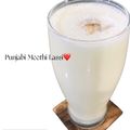 Harneet Kour's cooksnap of when they made Punjabi Lassi.