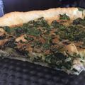 El cooksnap de maritaer cuando hizo Quiche de pollo con verduras.