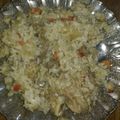 El cooksnap de Isma Corpus cuando hizo Arroz con pollo y verduras 😀.
