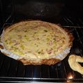 El cooksnap de Lucia Fernández cuando hizo Quiche de Beicon y Queso.