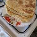 صورة من السلام عليكم، شاركها بعد تجربة وصفة المطبقات (الملوي) لفطور الصباح
