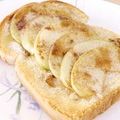 ともりん0203's cooksnap of when they made アップルパイの味✿りんごトースト.
