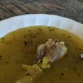 El cooksnap de Tona cuando hizo Sopa de pollo con verduras.