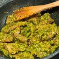 Cooksnap dari Sudarwanti Setiawan untuk resep Dendeng Cabe Ijo Padang (Dendeng Batokok Lado Mudo)😊