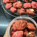 Cooksnap dari Devi Listriyan untuk resep Red Velvet Almond Cookies