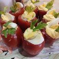 El cooksnap de Verónica cuando hizo Tomates rellenos con arroz, pickles y atún.
