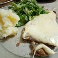 El cooksnap de Carolina Epullan cuando hizo Milanesa de berenjena a la napolitana.