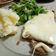 El cooksnap de Carolina Epullan cuando hizo Milanesa de berenjena a la napolitana.