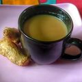 titir chowdhury's cooksnap of when they made আদা দিয়ে দুধ চা.