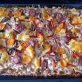 El cooksnap de Andres Betancur cuando hizo Pizza casera con piña y jamón.