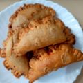 Uzma Syed's cooksnap of when they made Mava Gujiya .