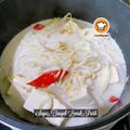 Cooksnap Mahadiah semasa beliau membuat Sayur Taugeh Lemak Putih.