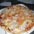 El cooksnap de Wen Hernandez cuando hizo Pizza hawaiana casera en sartén.