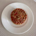El cooksnap de Miriam cuando hizo Tartar de salchichón (tierno, fresco o de málaga) con tomate raf.