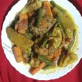 Mousumi Hazra's cooksnap of when they made পাঁচমেশালি সবজি দিয়ে মাছের ঝোল(বেবি স্পেশাল) ( panchmeshali sabji diye macher jhol recipe in Bengali.