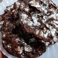 El cooksnap de Natalia Andrea cuando hizo Galletas cuarteadas de chocolate.