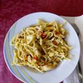El cooksnap de Elena Garcia Alvarezon cuando hizo Tallarines con pak choi, verduras, pollo y salsa de soja.
