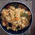 Jigna Patel's cooksnap of when they made આલુ ફ્રાઇડ રાઇસ.