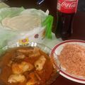 El cooksnap de Dexter Jimenez cuando hizo Costilla de cerdo en salsa roja con verdolagas.