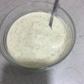 El cooksnap de noni cuando hizo Salsa blanca kebab.