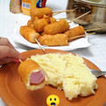 El cooksnap de Mailen Baez cuando hizo Corn Dogs (Banderillas) 😍😉😋.