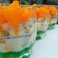 Rooma Srivastava का कुकस्नैप जब उन्होंने तिरंगे कलर के रसगुल्ले (tirange color ke rasgulle recipe in Hindi) बनाया था।