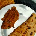Komal Bhardwaj's cooksnap of when they made Brinjal ka bharta.