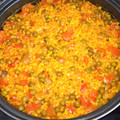 El cooksnap de Julián cuando hizo Arroz con pollo.