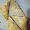 El cooksnap de Elena cuando hizo Samosas de filo con relleno de carne.(Μεζές= tapa).. y versión vegetariana.
