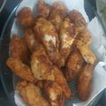 El cooksnap de antonio cuando hizo Alitas de pollo crujientes con harina y pan rallado en Airfryer.