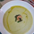 El cooksnap de Lidia Suárez Sánchez cuando hizo Crema de espárragos trigueros y gambas.